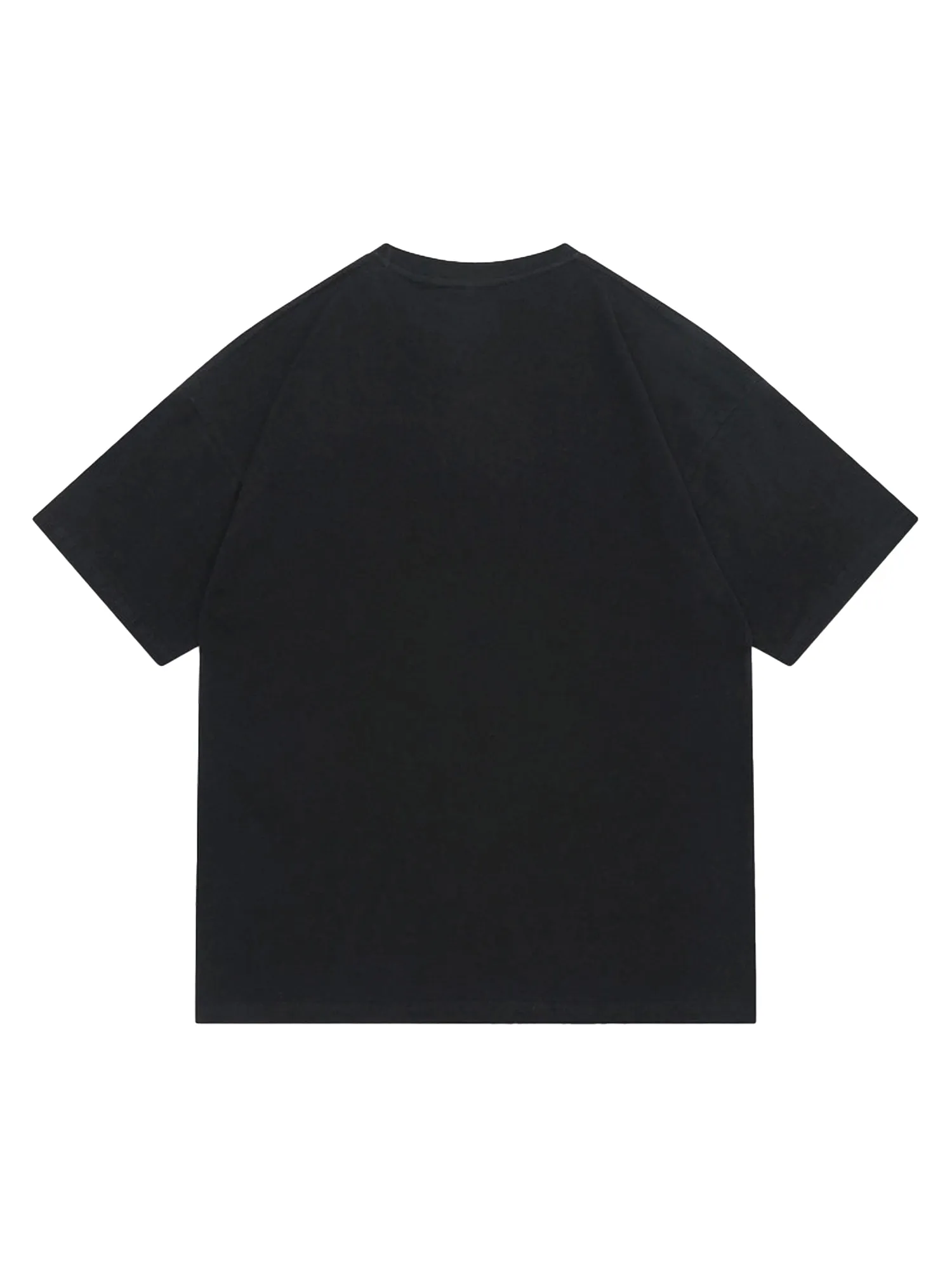 Thesupermade Letter Print Street Loose T-shirt