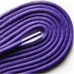 Thin Round Fashion Dress 1/8" Laces - Purple (2 Pair Pack) Shoelaces