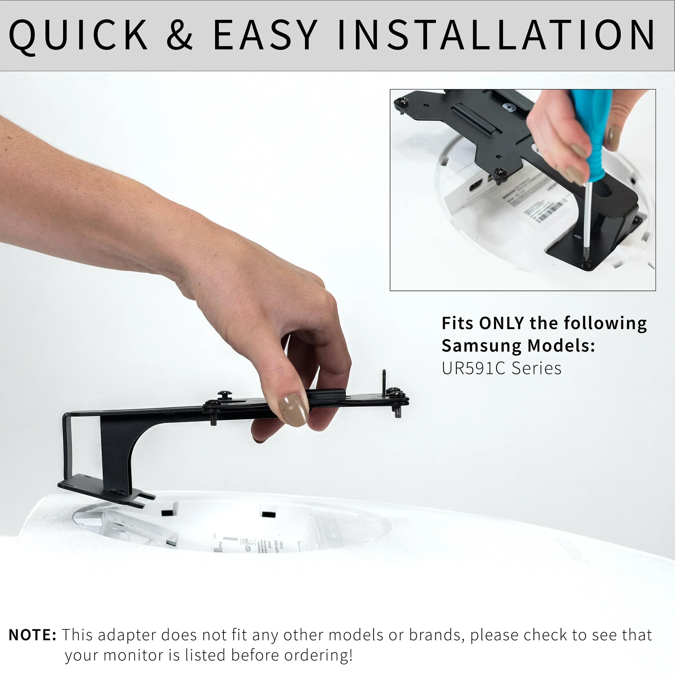 VESA Adapter for Compatible Samsung Monitors