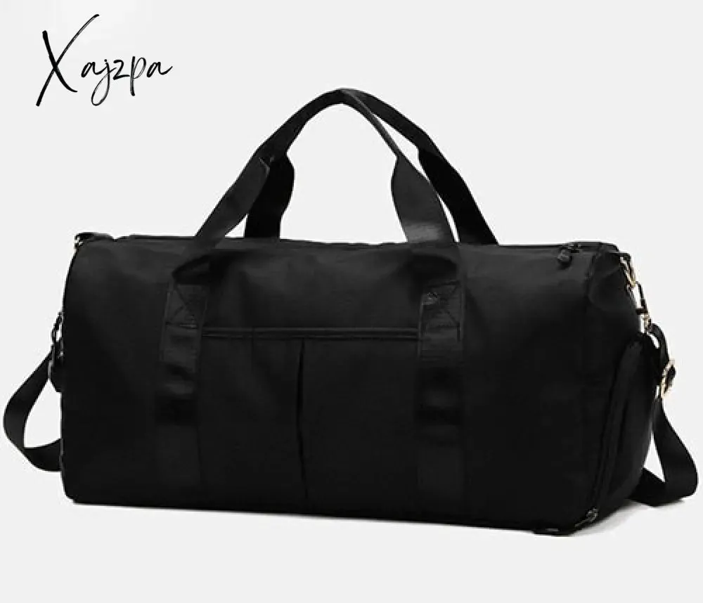 Xajzpa - Personalized Duffel Bag Embroidered Sports Gym Bag Travel with Wet Dry Pockets & Shoe Compartment Gift For Groomsman,Bridesmaid